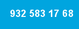 932 583 17 68 932 583 17 68